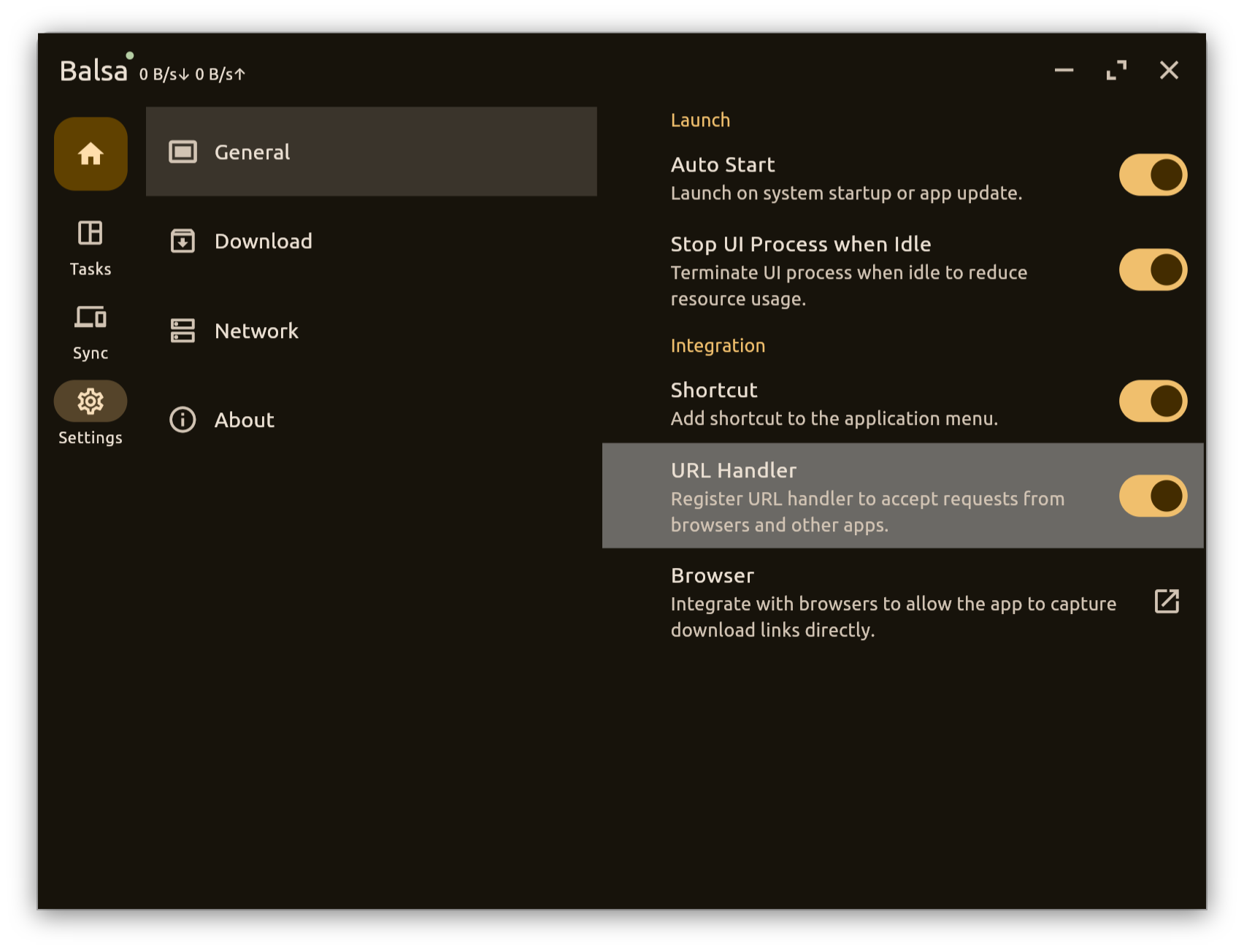 Configure URL Handler