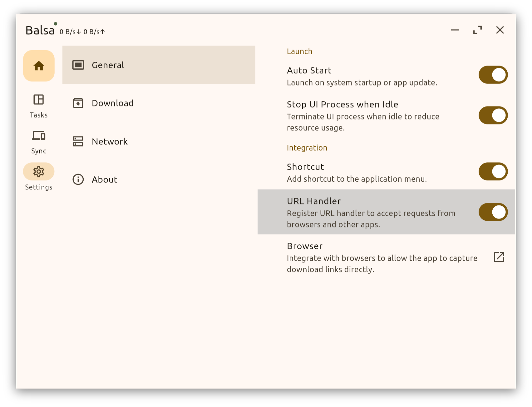 Configure URL Handler
